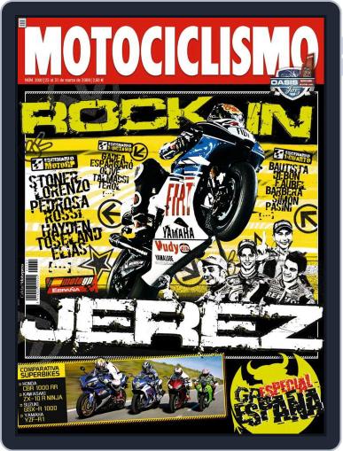 Motociclismo Spain March 24th, 2008 Digital Back Issue Cover