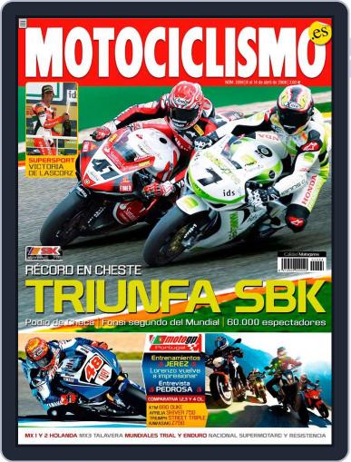 Motociclismo Spain April 7th, 2008 Digital Back Issue Cover