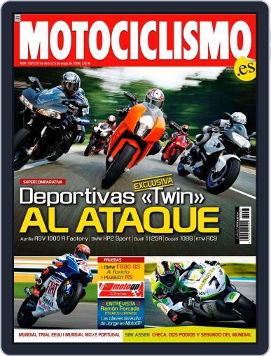 Motociclismo Spain April 28th, 2008 Digital Back Issue Cover