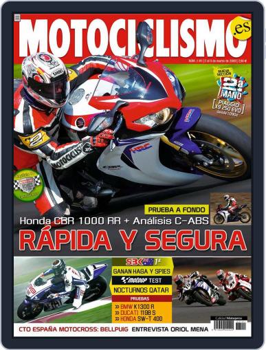 Motociclismo Spain March 2nd, 2009 Digital Back Issue Cover