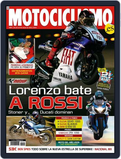 Motociclismo Spain March 9th, 2009 Digital Back Issue Cover