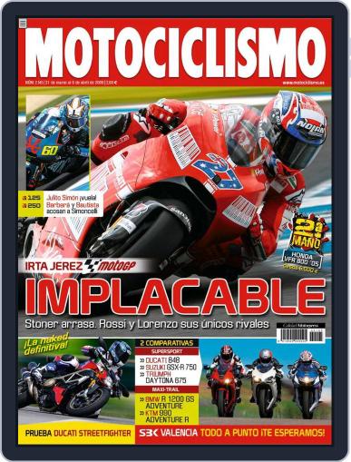 Motociclismo Spain March 30th, 2009 Digital Back Issue Cover