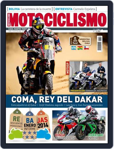Motociclismo Spain January 20th, 2014 Digital Back Issue Cover