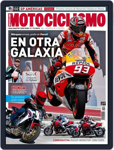 Motociclismo Spain April 14th, 2014 Digital Back Issue Cover