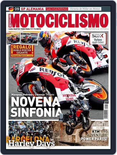 Motociclismo Spain July 14th, 2014 Digital Back Issue Cover