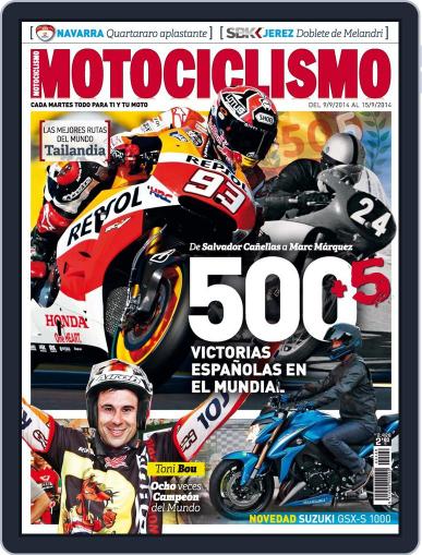 Motociclismo Spain September 8th, 2014 Digital Back Issue Cover