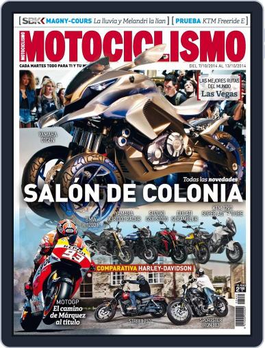 Motociclismo Spain October 6th, 2014 Digital Back Issue Cover