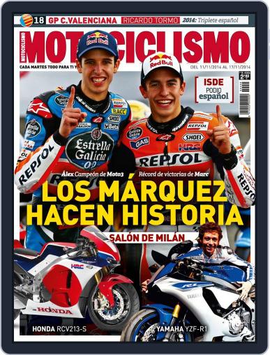 Motociclismo Spain November 10th, 2014 Digital Back Issue Cover