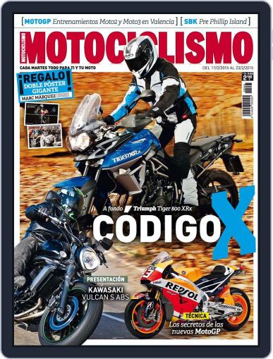 Motociclismo Spain February 17th, 2015 Digital Back Issue Cover