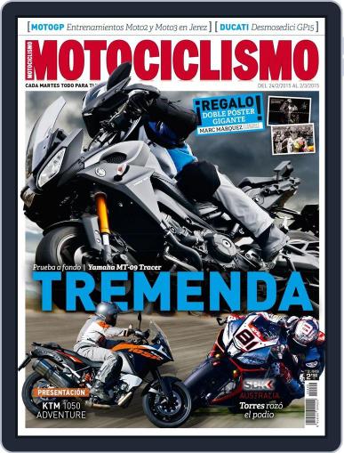 Motociclismo Spain February 24th, 2015 Digital Back Issue Cover