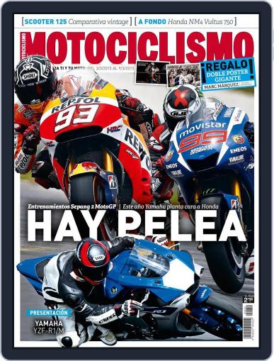 Motociclismo Spain March 3rd, 2015 Digital Back Issue Cover