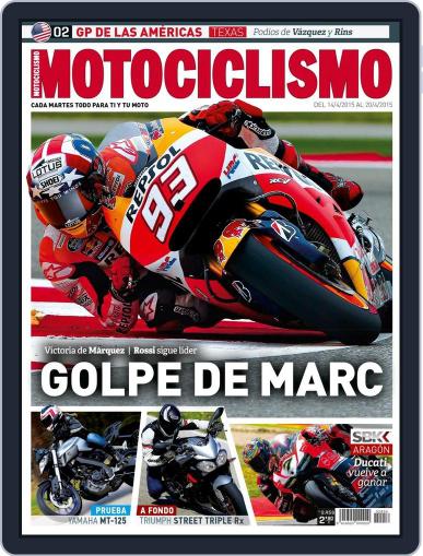 Motociclismo Spain April 14th, 2015 Digital Back Issue Cover