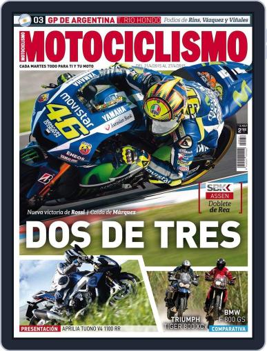 Motociclismo Spain April 21st, 2015 Digital Back Issue Cover