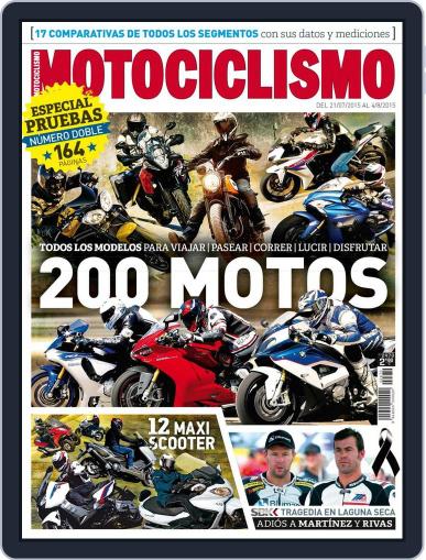 Motociclismo Spain July 21st, 2015 Digital Back Issue Cover