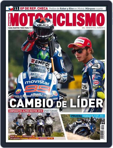 Motociclismo Spain August 18th, 2015 Digital Back Issue Cover