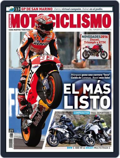 Motociclismo Spain September 15th, 2015 Digital Back Issue Cover
