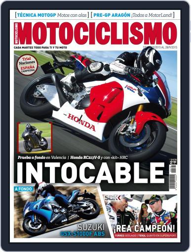 Motociclismo Spain September 22nd, 2015 Digital Back Issue Cover