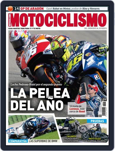 Motociclismo Spain September 29th, 2015 Digital Back Issue Cover