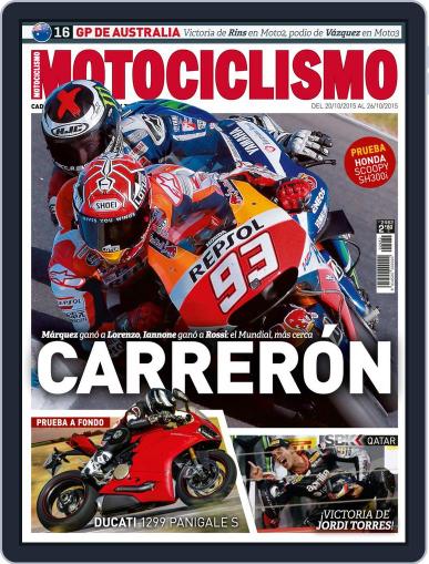 Motociclismo Spain October 20th, 2015 Digital Back Issue Cover