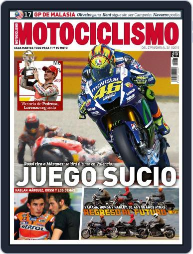 Motociclismo Spain October 27th, 2015 Digital Back Issue Cover