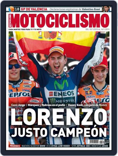 Motociclismo Spain November 10th, 2015 Digital Back Issue Cover