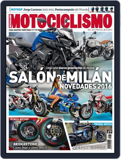 Motociclismo Spain November 24th, 2015 Digital Back Issue Cover