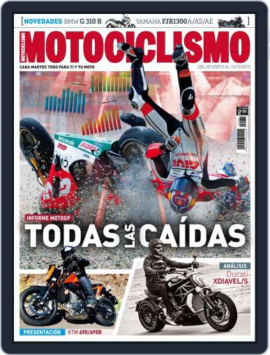 Motociclismo Spain December 8th, 2015 Digital Back Issue Cover