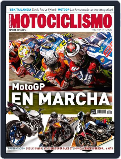 Motociclismo Spain March 14th, 2016 Digital Back Issue Cover