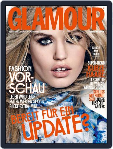 Glamour Magazin Deutschland January 17th, 2014 Digital Back Issue Cover