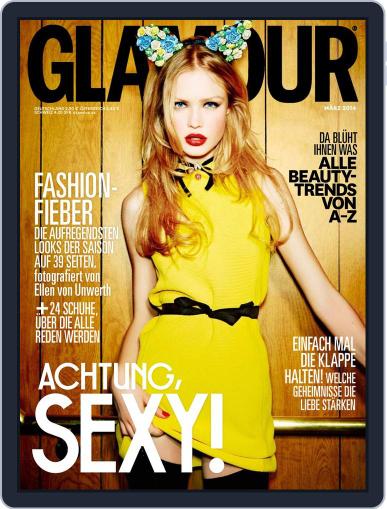 Glamour Magazin Deutschland February 12th, 2014 Digital Back Issue Cover