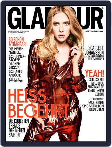 Glamour Magazin Deutschland August 13th, 2014 Digital Back Issue Cover