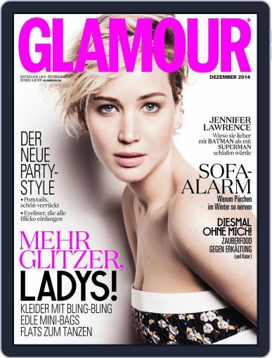Glamour Magazin Deutschland November 12th, 2014 Digital Back Issue Cover