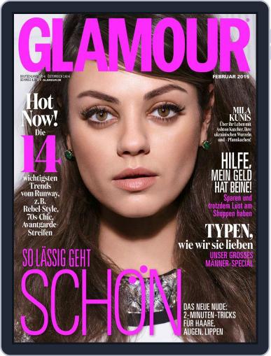 Glamour Magazin Deutschland January 12th, 2015 Digital Back Issue Cover