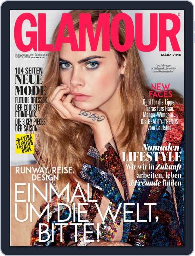 Glamour Magazin Deutschland March 1st, 2016 Digital Back Issue Cover