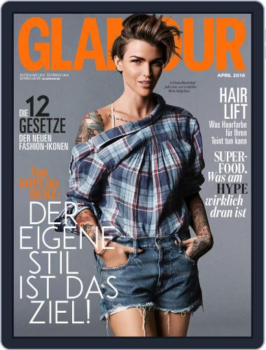 Glamour Magazin Deutschland April 1st, 2016 Digital Back Issue Cover