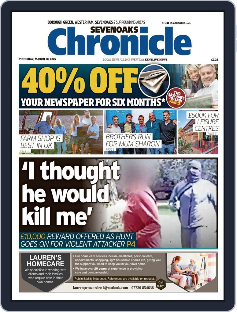 Sevenoaks Chronicle (Digital) Subscription