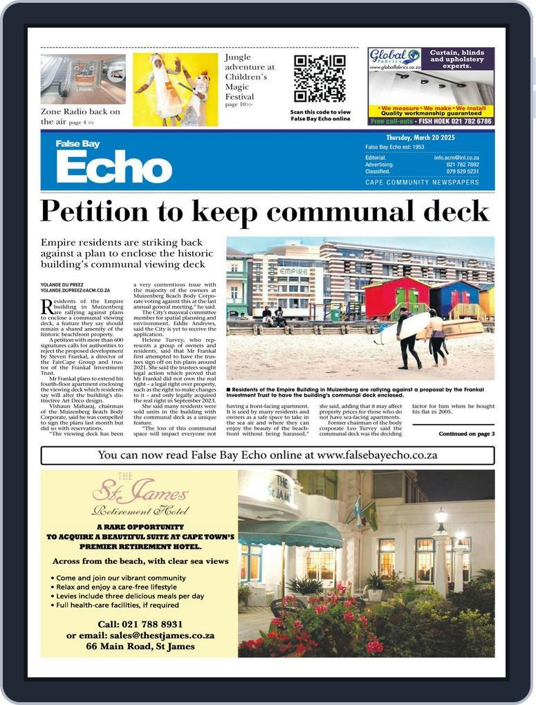 False Bay Echo (Digital) Subscription