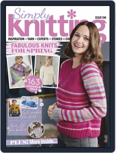 Simply Knitting April 1st, 2020 Digital Back Issue Cover