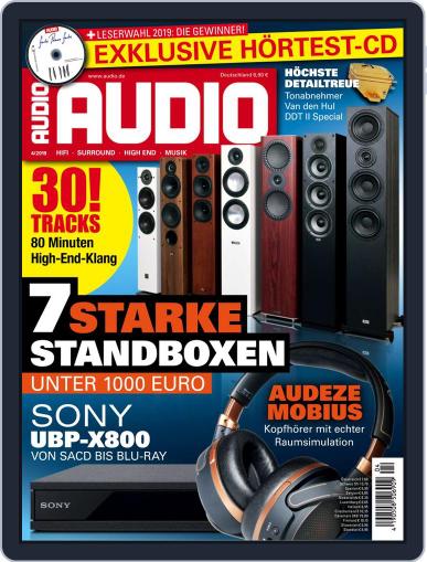 Audio Germany April 1st, 2019 Digital Back Issue Cover