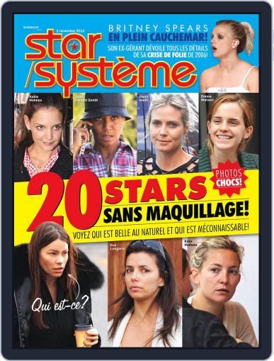 Star Système October 25th, 2012 Digital Back Issue Cover