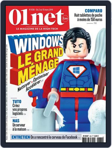 01net March 2nd, 2016 Digital Back Issue Cover