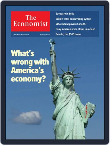 The Economist Middle East and Africa edition April 29th, 2011 Digital Back Issue Cover