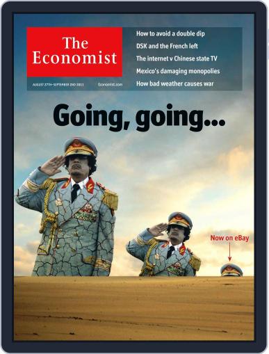 The Economist Middle East and Africa edition August 26th, 2011 Digital Back Issue Cover
