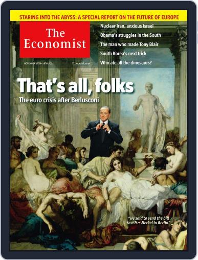 The Economist Middle East and Africa edition November 11th, 2011 Digital Back Issue Cover