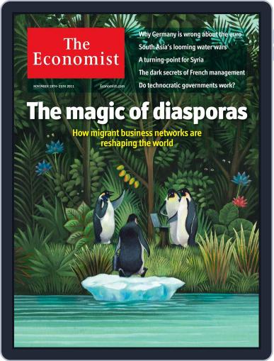 The Economist Middle East and Africa edition November 18th, 2011 Digital Back Issue Cover