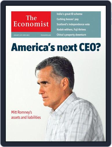 The Economist Middle East and Africa edition January 13th, 2012 Digital Back Issue Cover