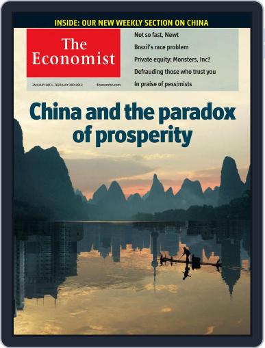 The Economist Middle East and Africa edition January 27th, 2012 Digital Back Issue Cover
