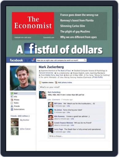 The Economist Middle East and Africa edition February 3rd, 2012 Digital Back Issue Cover