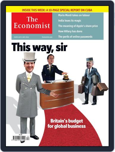 The Economist Middle East and Africa edition March 23rd, 2012 Digital Back Issue Cover