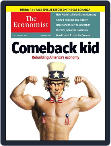 The Economist Middle East and Africa edition July 13th, 2012 Digital Back Issue Cover